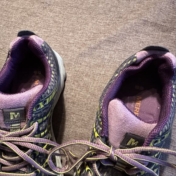 Merrell Mix Master Move Glide Trail Running Shoes Womens SZ 7 Granite Purple - Picture 4 of 9